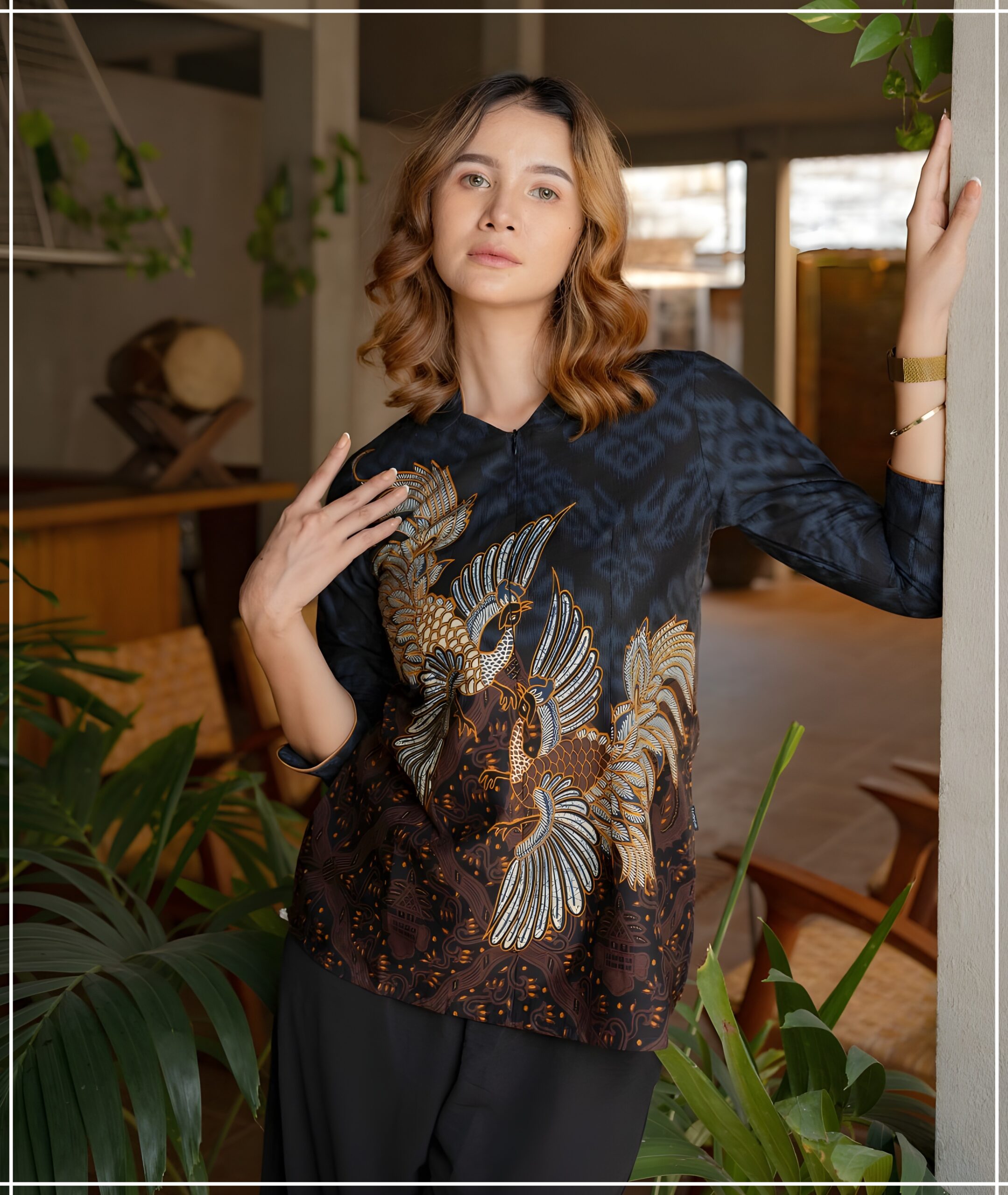 Baju Batik Wanita Blouse Asha Abyan