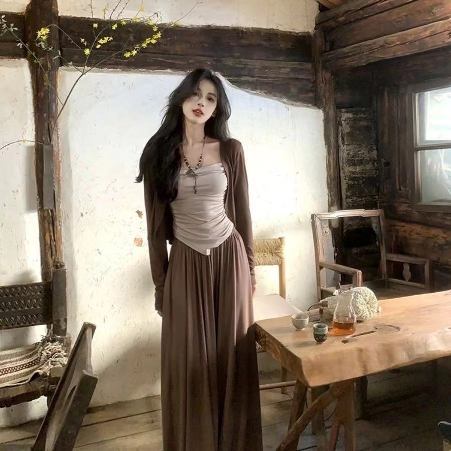 Dress Smile Oneset Wanita Terbaru Suit Setelan Knit Sexy Casual Basic Stretch