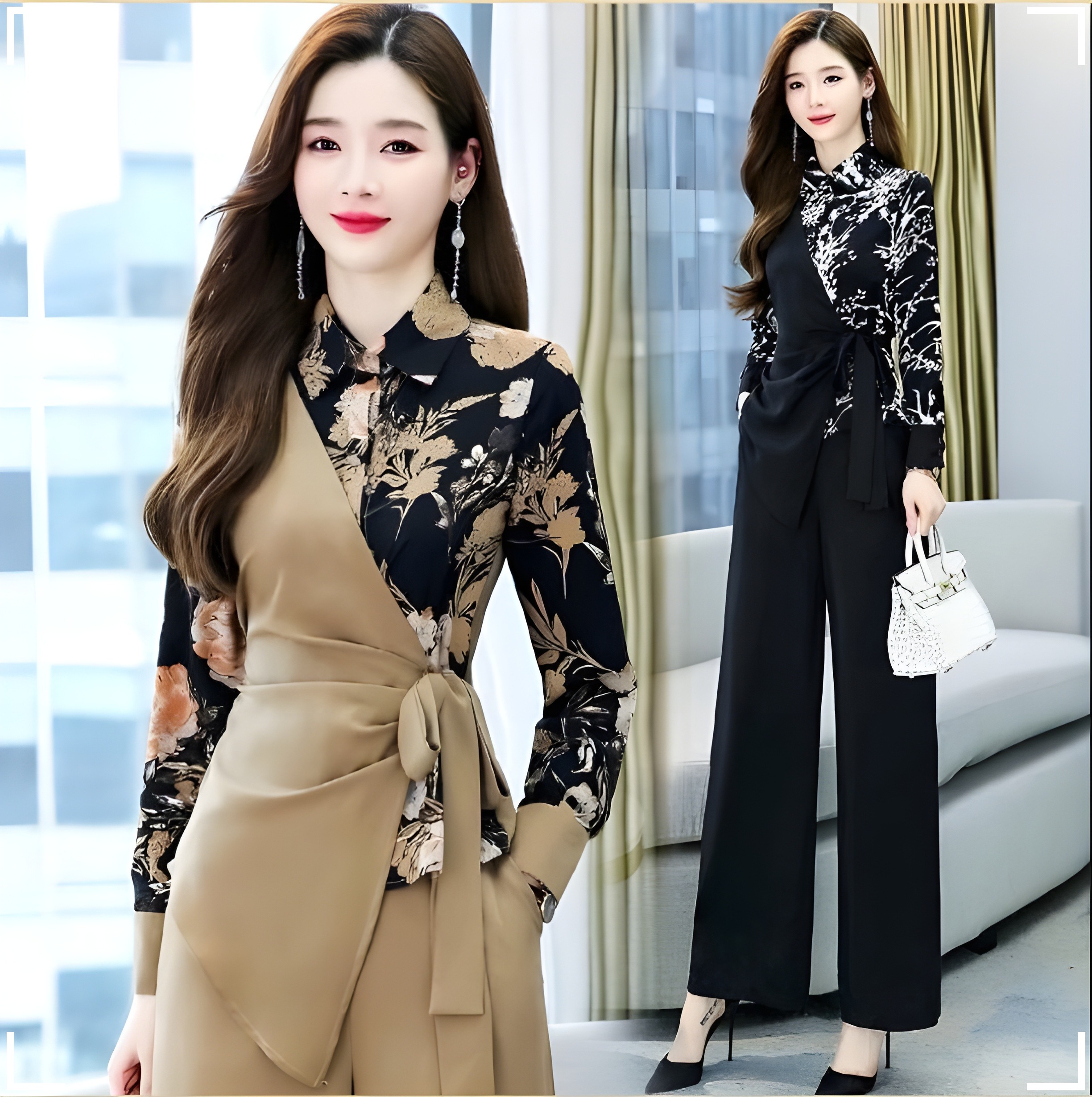 Baju Kantoran Wanita Modis Elegan Set Modern