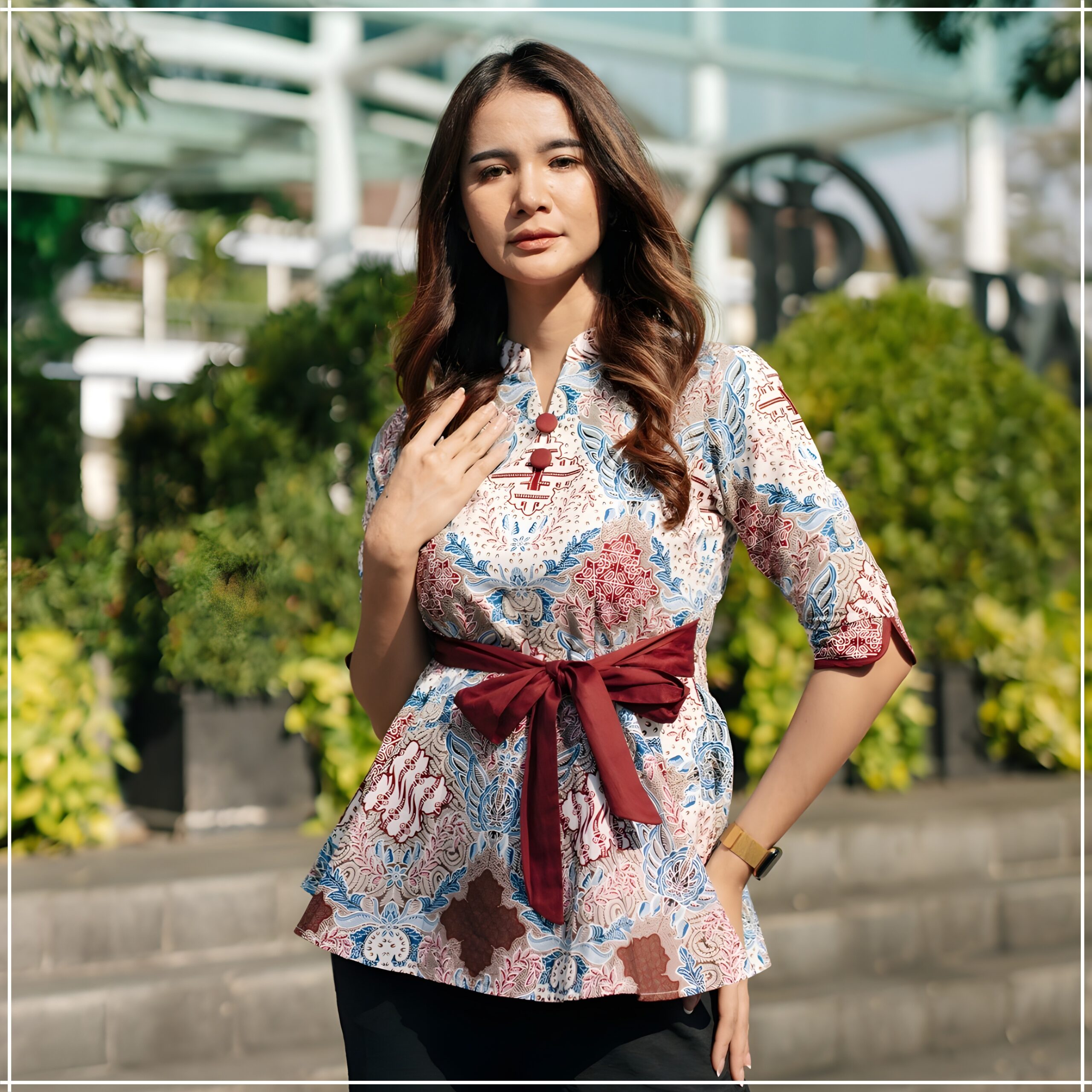 Batik Wanita Blouse Nayla Gilby